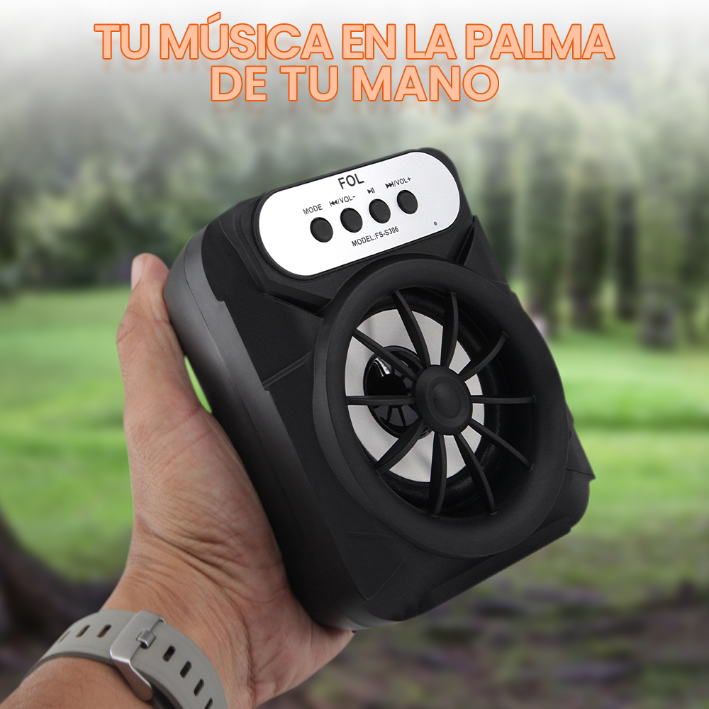 FS S306 BOCINA BLUETOOTH PORTÁTIL RECARGABLE FOL México