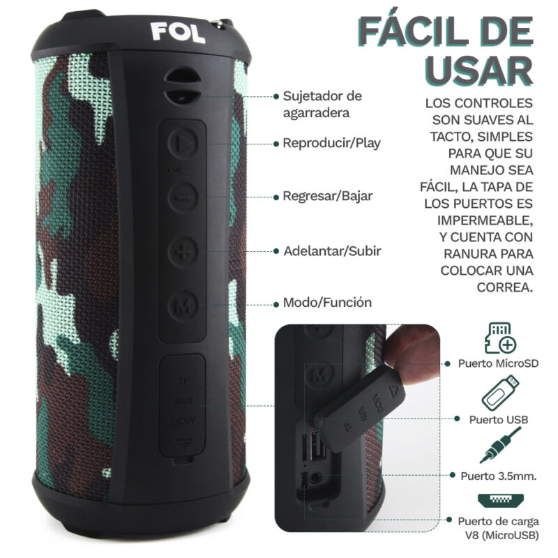 C17 BOCINA BLUETOOTH CONTRA AGUA