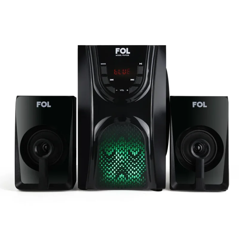 FS-P239 MINI COMPONENTE 3 BOCINAS Y CONTROL REMOTO CON LUZ