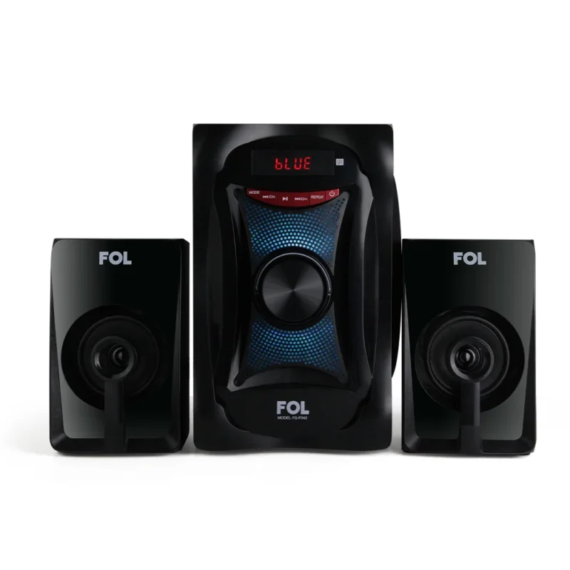 FS-P242 MINI COMPONENTE 3 BOCINAS Y CONTROL REMOTO CON LUZ