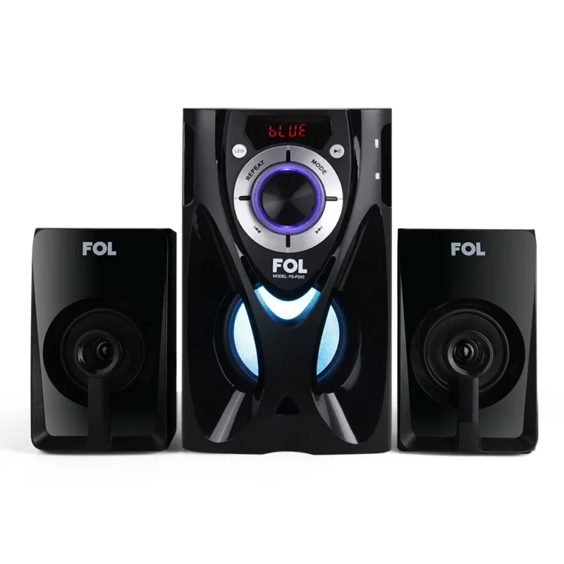FS-P243 MINI COMPONENTE 3 BOCINAS Y CONTROL REMOTO CON LUZ