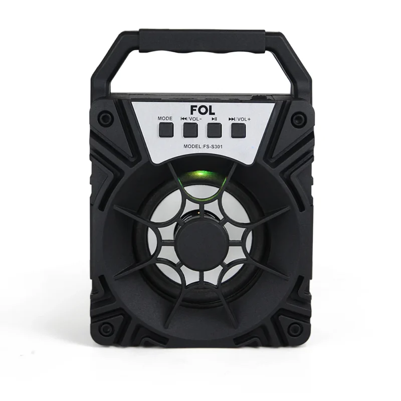 FS-S301 BOCINA BLUETOOTH PORTÁTIL RECARGABLE CON LUZ