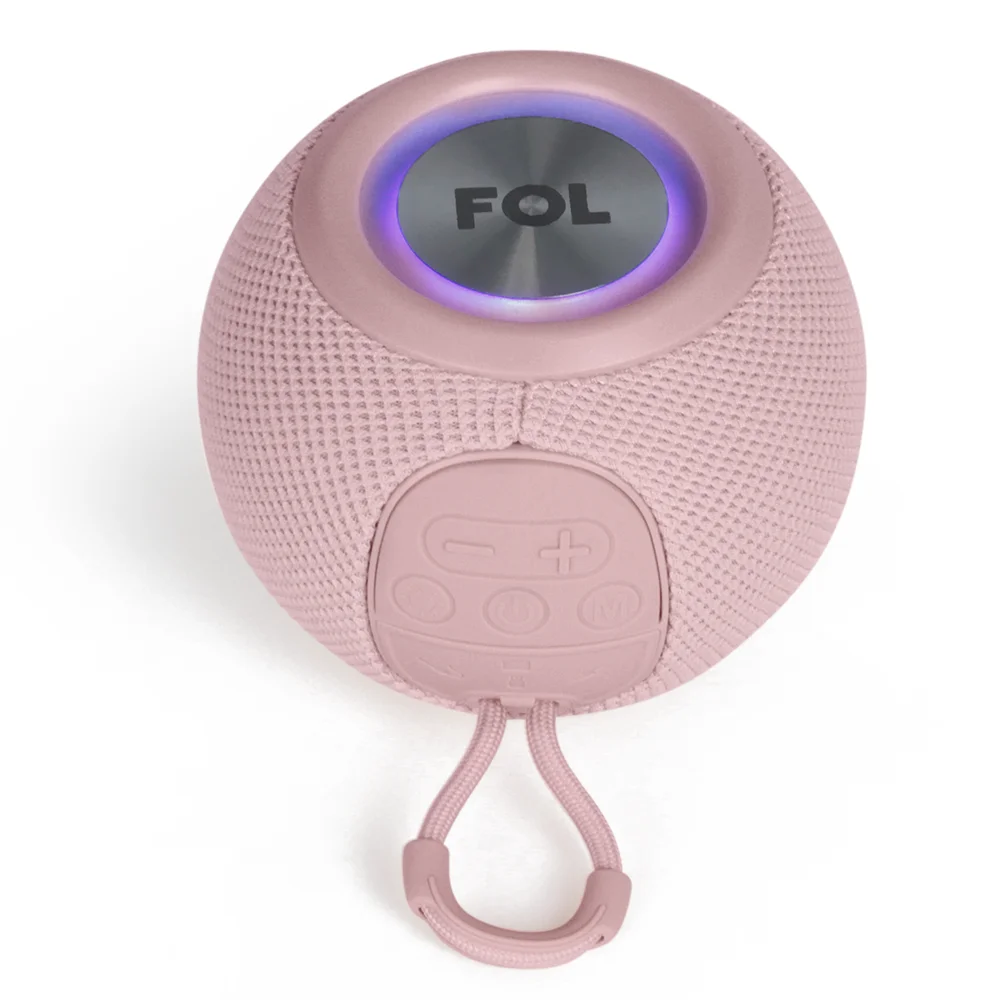 FS-S512 SPEAKER TWS RECARGABLE CON LUZ Y CORREA INTEGRADA