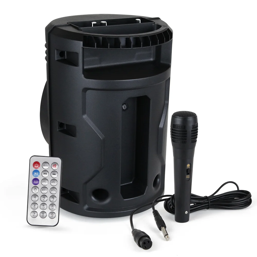 FS-L138 BOCINA PORTÁTIL RECARGABLE CON MICRÓFONO, CONTROL Y LUZ