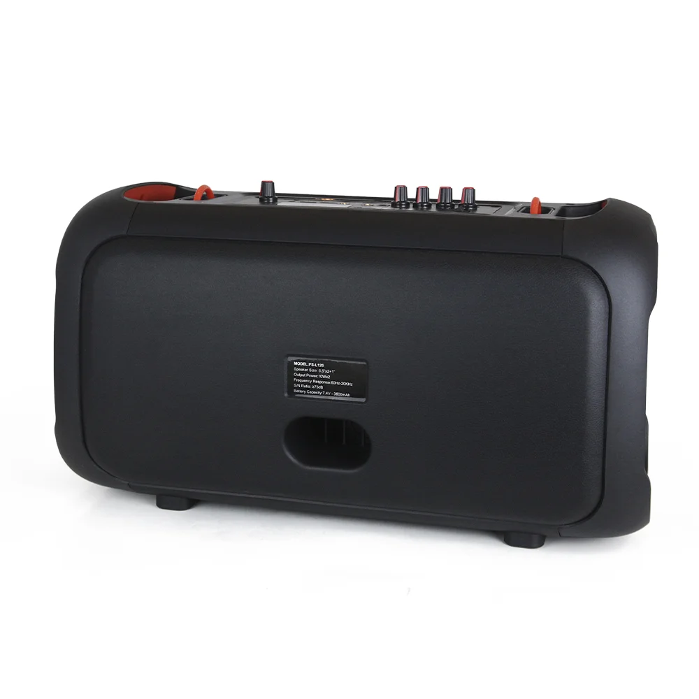 FS-L126 SPEAKER TWS RECARGABLE CON MICRÓFONO INALÁMBRICO, LUZ Y CONTROL REMOTO