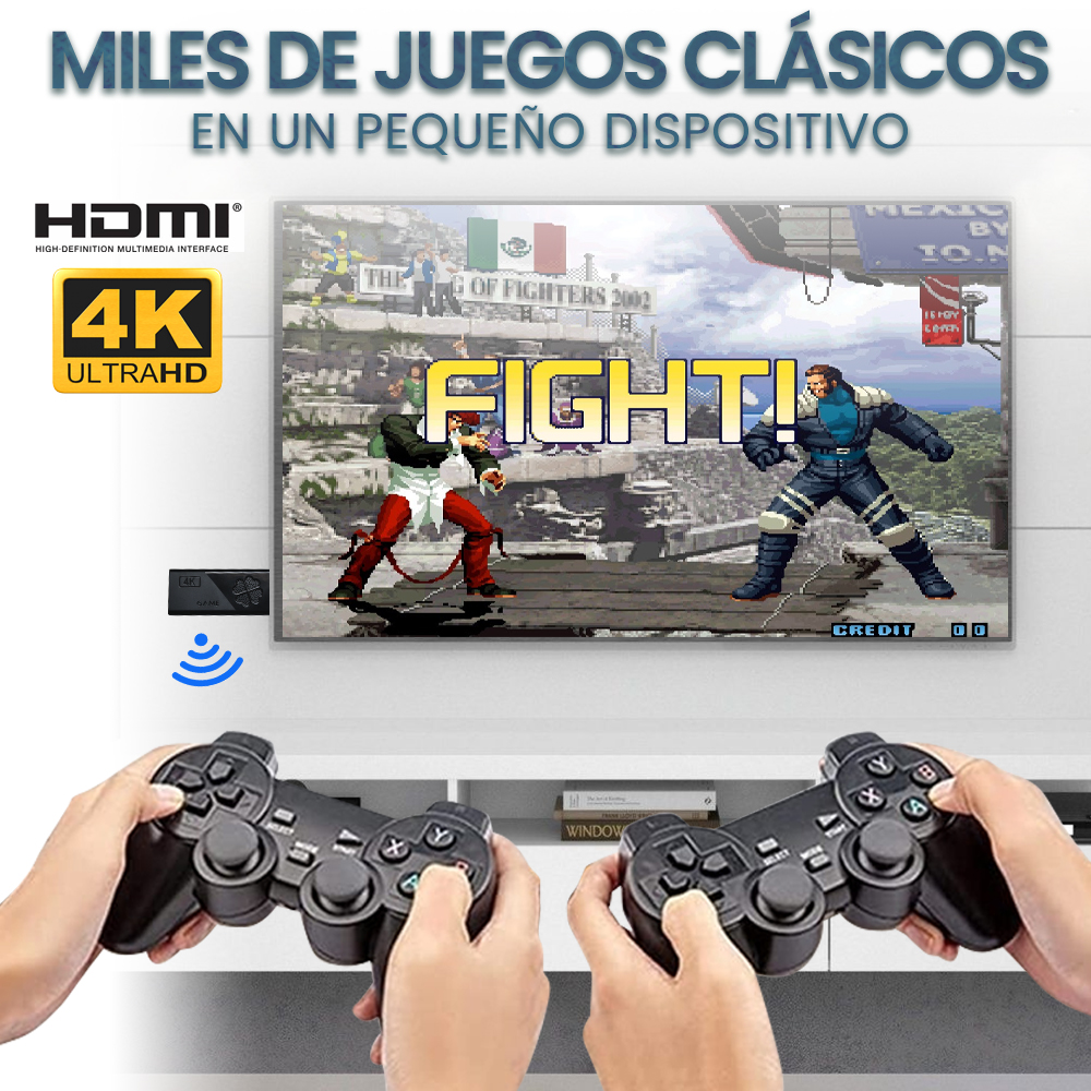 M811 VIDEOJUEGO STICK ARCADE CLÁSICO VARIOS EMULADORES MILES DE JUEGOS  INCLUIDOS - FOL México