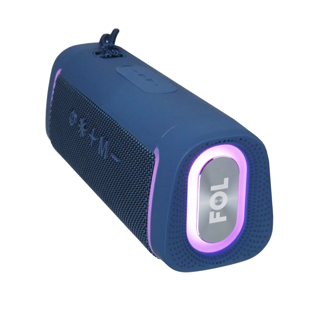 FS-S516 SPEAKER TWS PORTÁTIL RECARGABLE CON LÍNEAS DE LUZ RGB