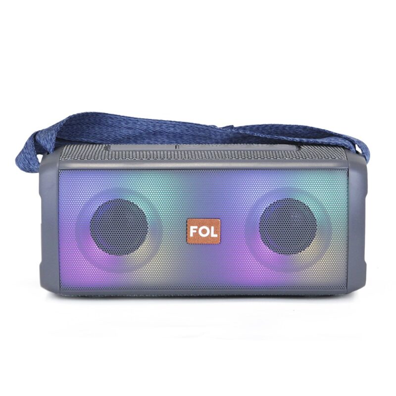 FS-345bt SPEAKER TWS PORTÁTIL RECARGABLE CON LUZ COMPLETA FRONTAL
