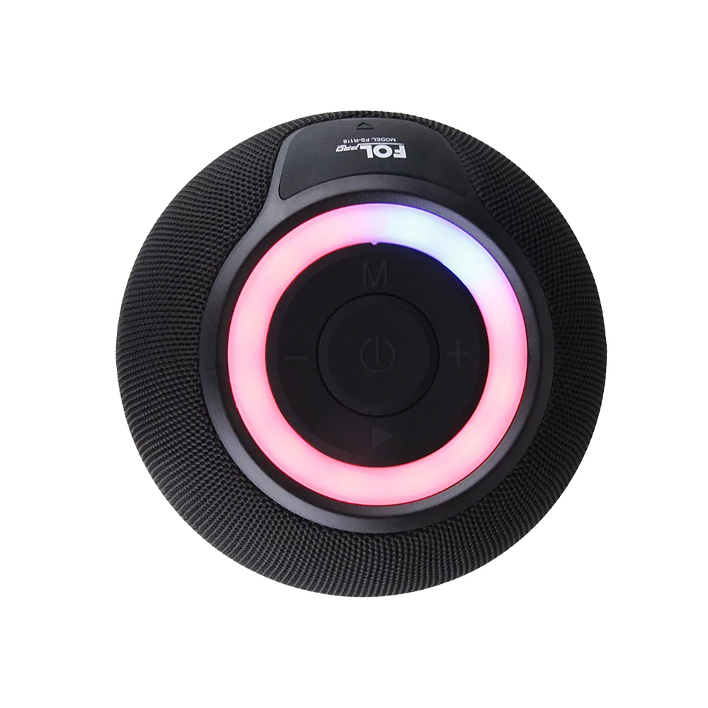 FS-R118 SPEAKER TWS PORTÁTIL RECARGABLE CON LUZ RGB