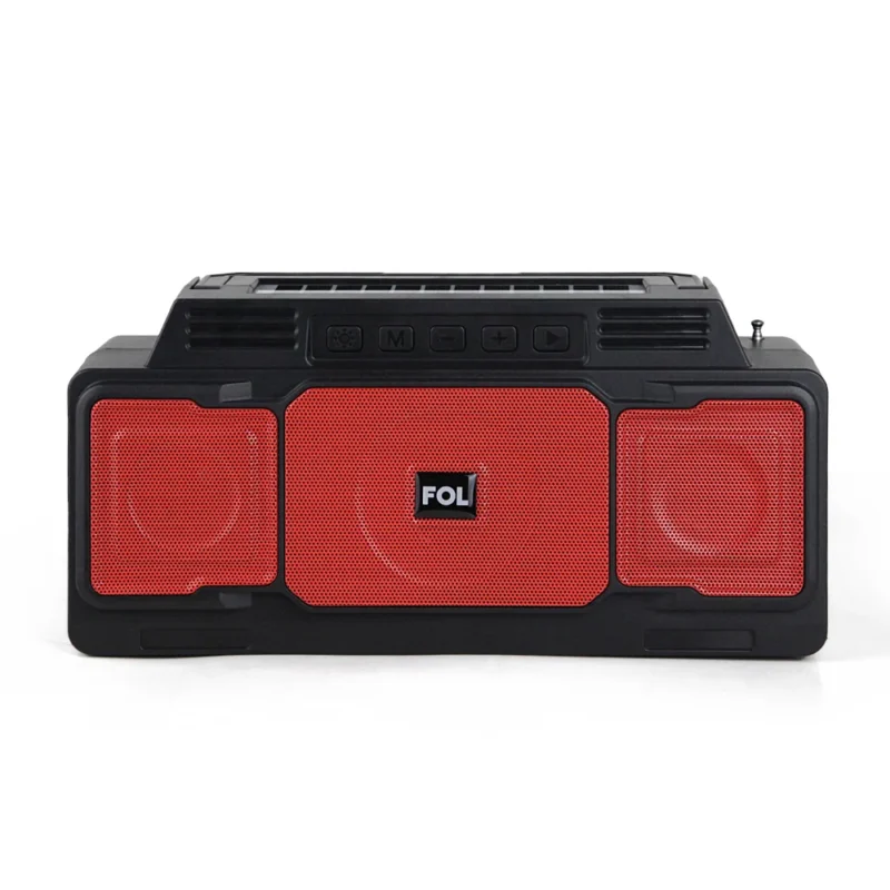 FS-S716 BOCINA BLUETOOTH CON 2 JUEGOS DE PÁNELES SOLARES Y LÁMPARA