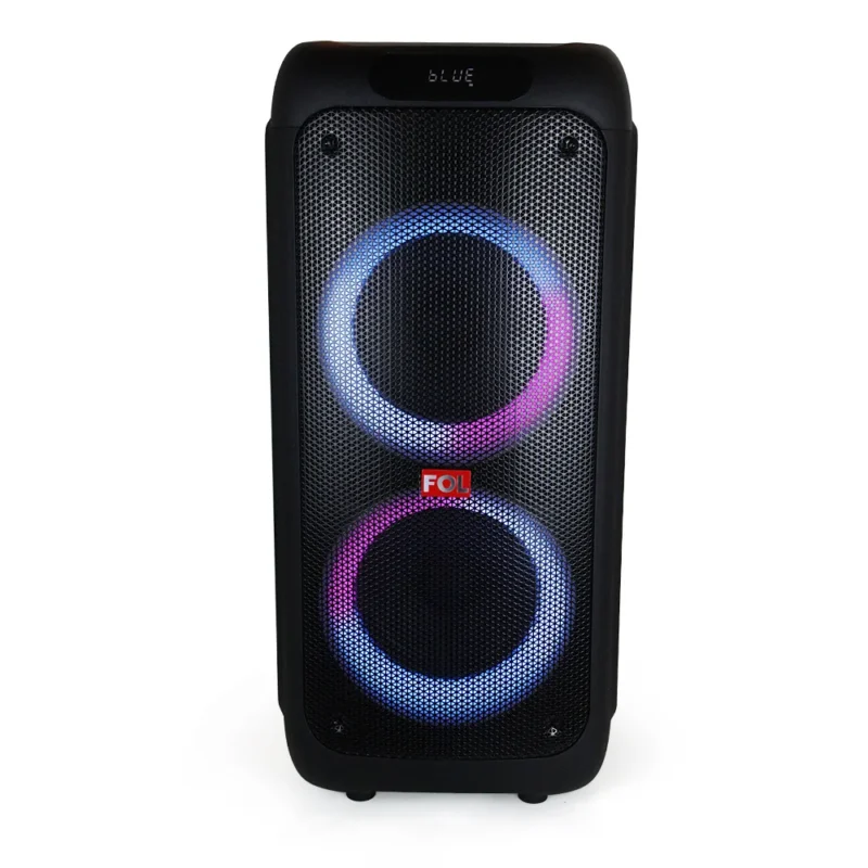 FS-L299 BOCINA TWS CON LUZ Y RGB, 2 MICRO IN 6.3mm. Y 1 GUITARRA IN 6.3mm.