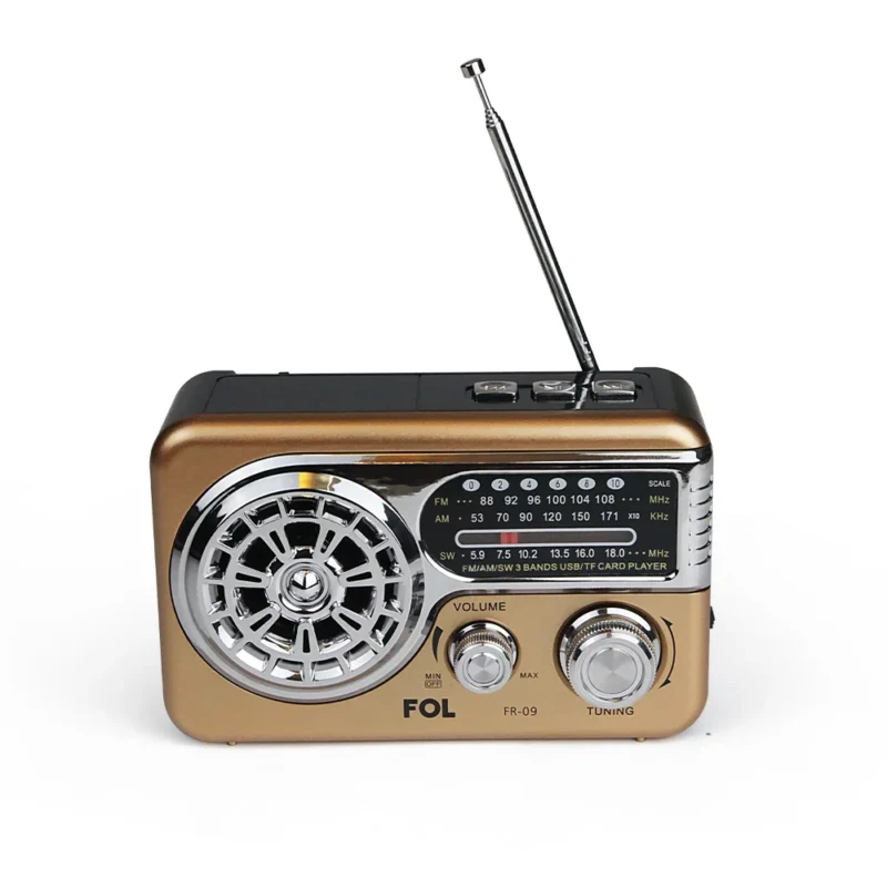 FR-09 BOCINA TWS ESTILO RETRO SINTONIZADOR DE BANDA