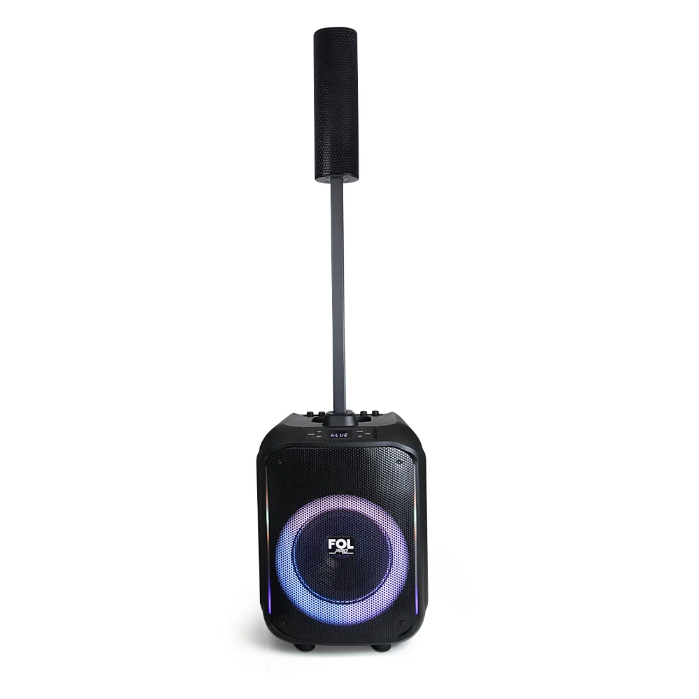 FS-T828 TORRE DE SONIDO PORTÁTIL RECARGABLE CON LUZ Y MICRÓFONO