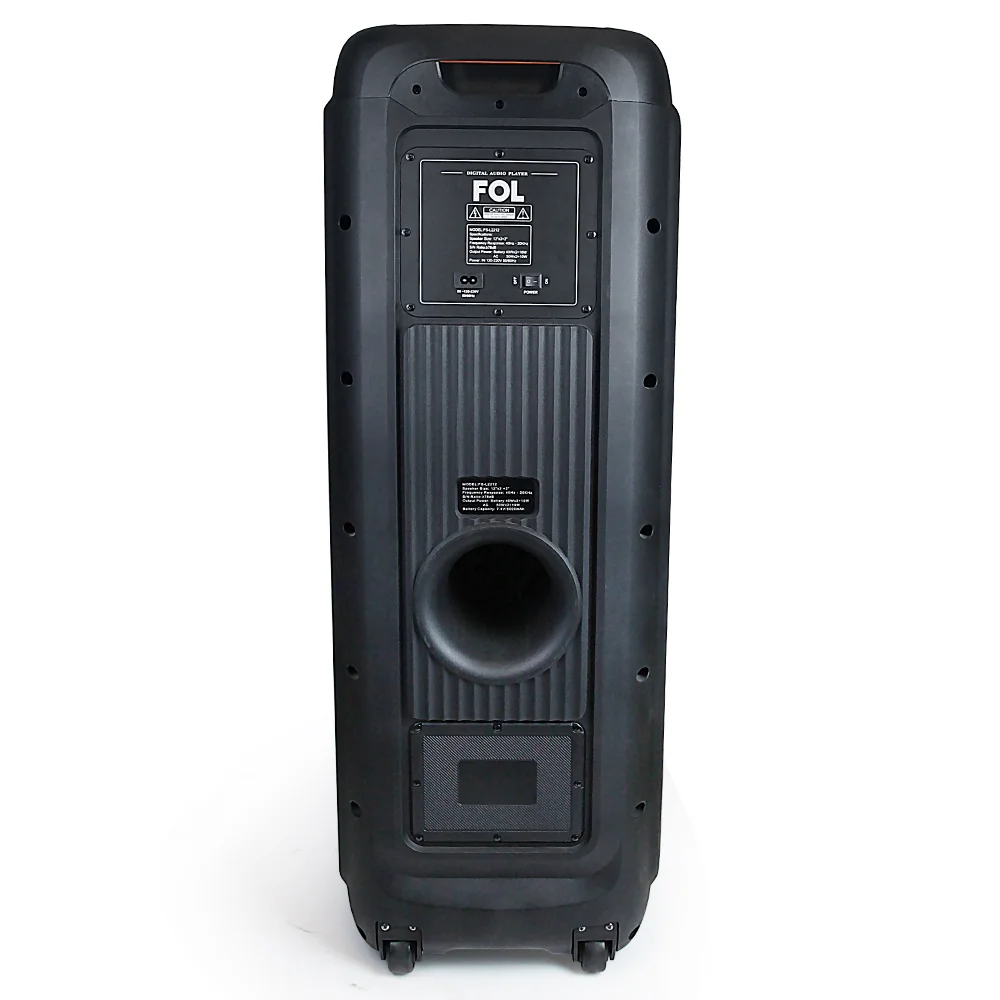 FS-L2212 BOCINA KARAOKE AMPLIFICADOR BLUETOOTH PORTÁTIL 110watts