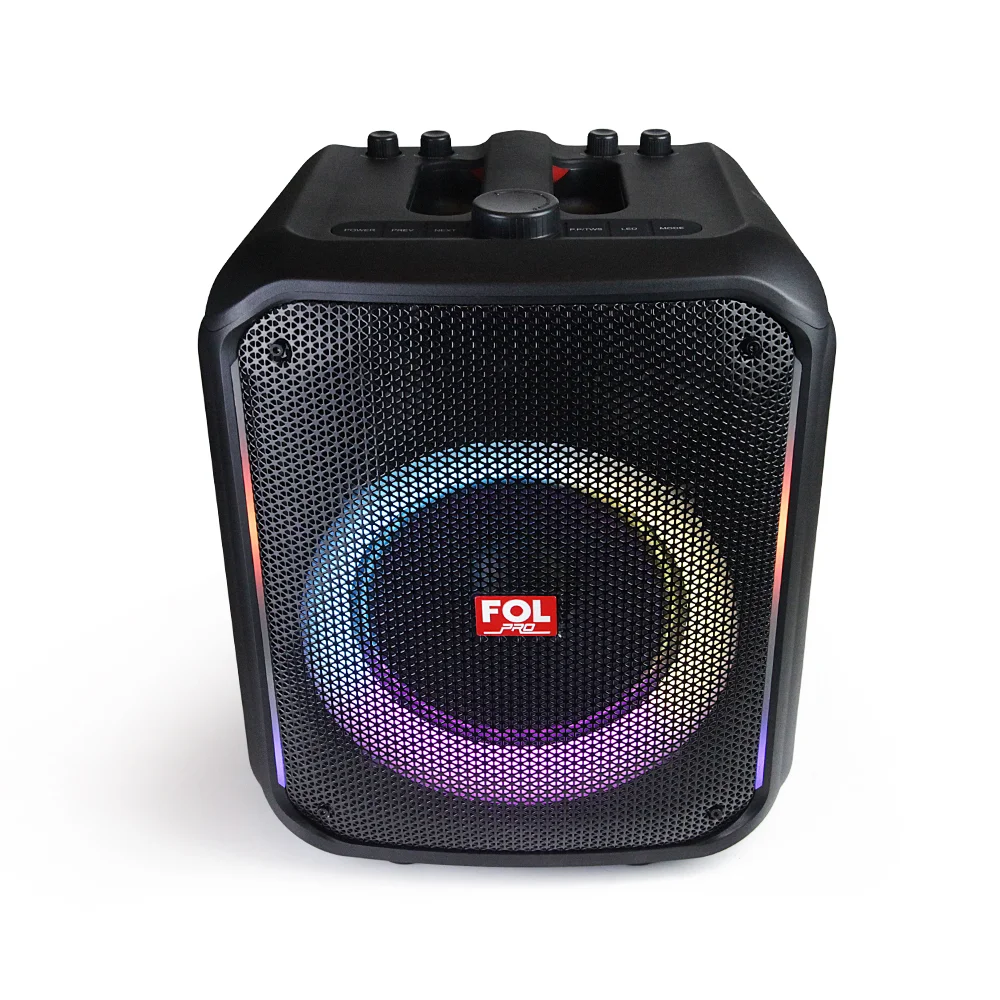 FS-L1218 BOCINA TWS RECARGABLE PORTÁTIL CON LUZ RGB