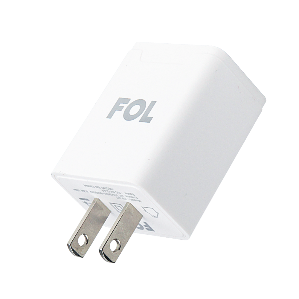 FP-U7 ADAPTADOR DE CORRIENTE 2.4A USB, COLOR BLANCO