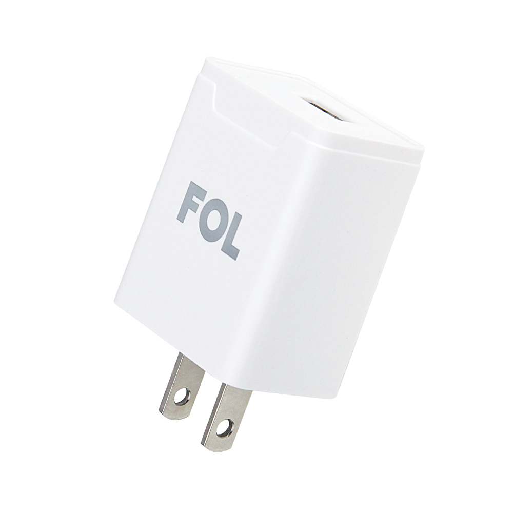 FP-U7 ADAPTADOR DE CORRIENTE 2.4A USB, COLOR BLANCO
