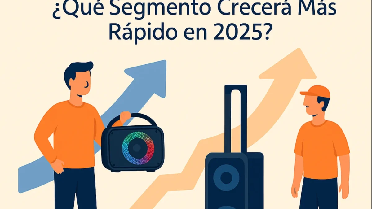 Infografía sobre cómo elegir bocinas Bluetooth portátiles y torres de sonido para tiendas y negocios mayoristas en 2025 - FOL Audio