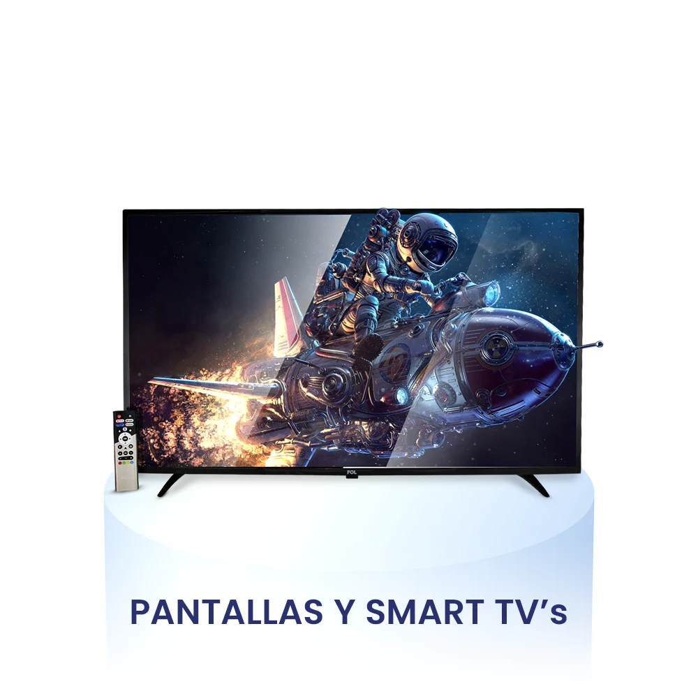 Televisor FOL moderno con diseño delgado y excelente rendimiento para ver películas y series