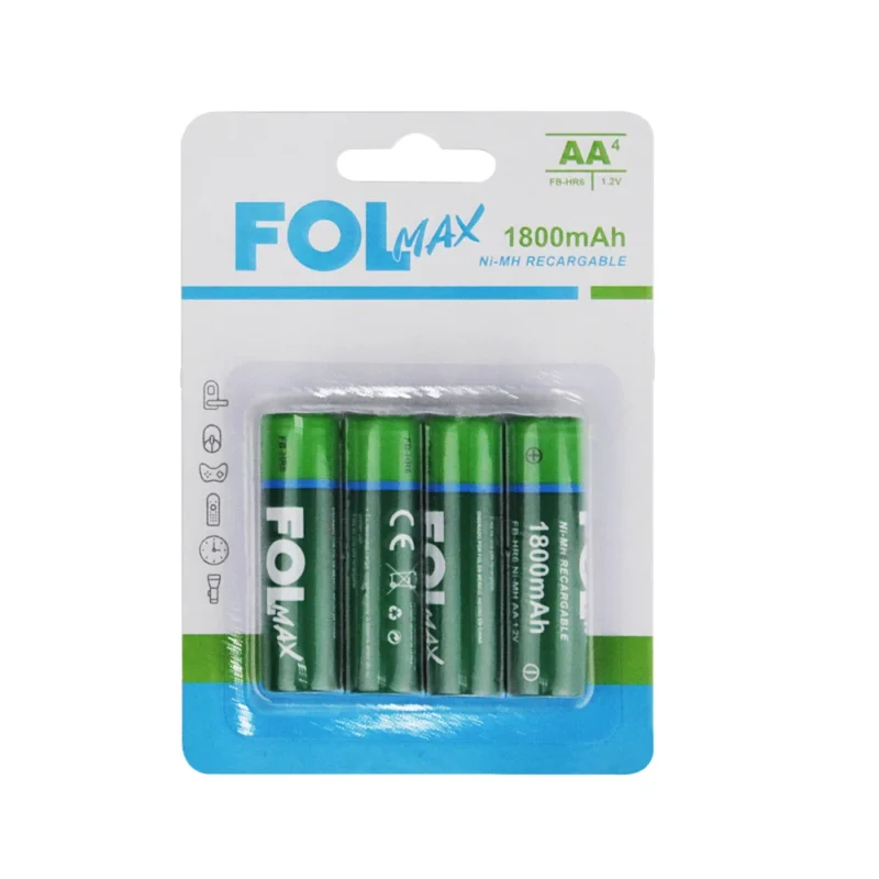 FB-HR6 BATERÍA RECARGABLE AA, 4 PIEZAS, 1800mAh / 1.2V
