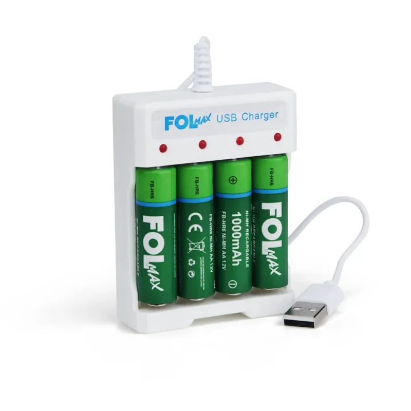 FP-U8 CARGADOR DE BATERÍAS USB ADAPTADOR PARA MODELOS AA/AAA