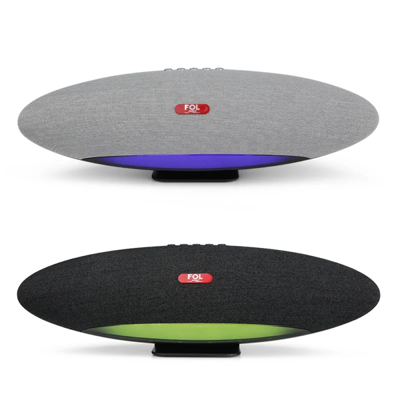 FS-R314 BOCINA TWS PORTÁTIL RECARGABLE CON LUZ RGB Y ENTRADA MIC 6.3mm.