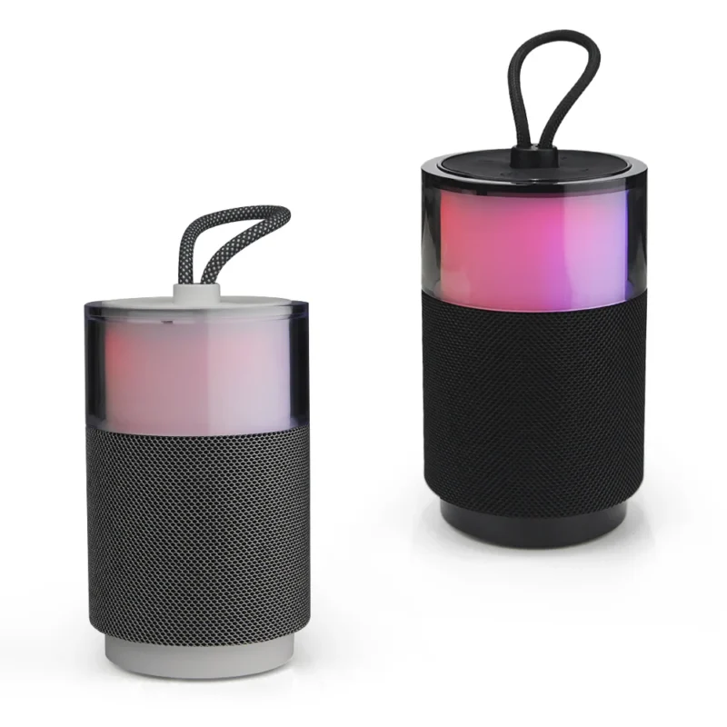 FS-S123 BOCINA BLUETOOTH TWS RECARGABLE PORTÁTIL, CON LUZ Y CORREA INTEGRADA