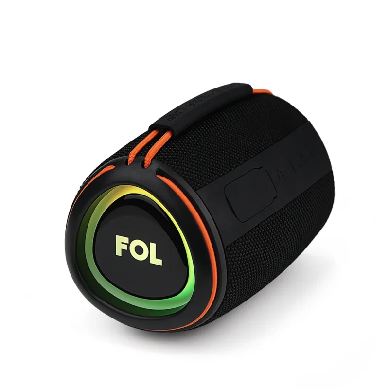 FS-S156 BOCINA TWS PORTÁTIL RECARGABLE CON LUZ Y CORREA