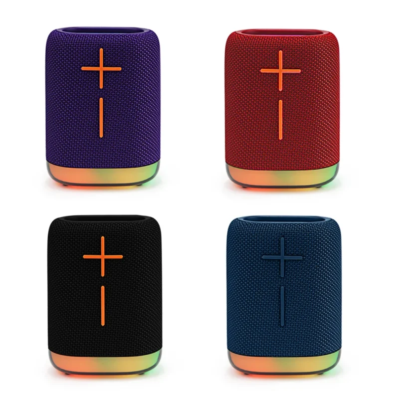 FS-S122 BOCINA BLUETOOTH TWS RECARGABLE CON LUZ RGB