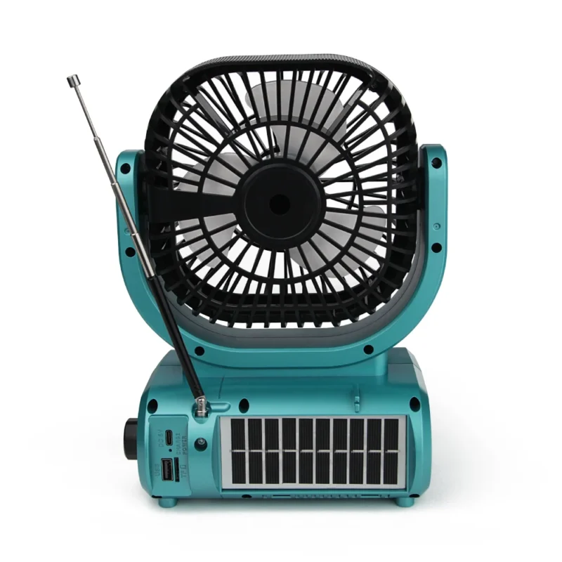FR-16 BOCINA BLUETOOTH -TWS- CON VENTILADOR, RADIO Y CELDAS SOLARES