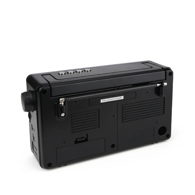 FR-12 BOCINA TWS TIPO RETRO CON SINTONIZADOR DE BANDA ANALOGO Y LUZ RGB