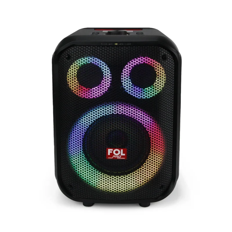 FS-L1306 BOCINA PRO TWS RECARGABLE CON LUZ RGB CON MICRÓFONO INALÁMBRICO