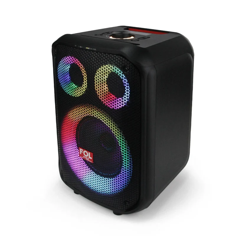 FS-L1306 BOCINA PRO TWS RECARGABLE CON LUZ RGB CON MICRÓFONO INALÁMBRICO