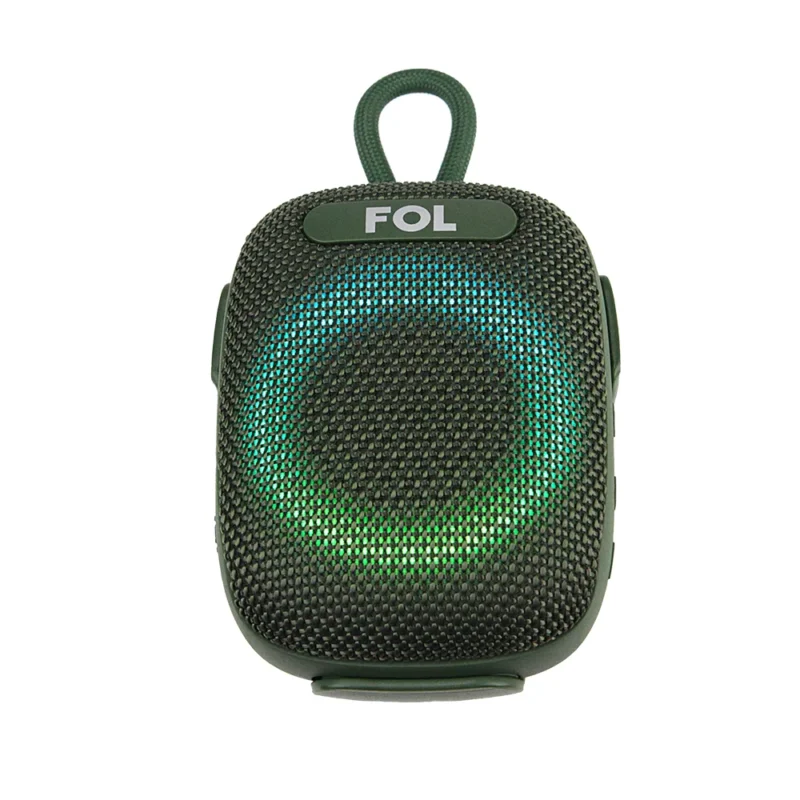 FS-S195 BOCINA TWS CON SOPORTE PARA BICICLETA Y LUZ RGB IPX7