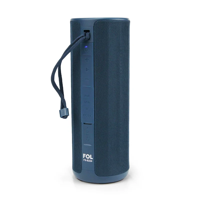 FS-S224 BOCINA TWS RECARGABLE CON LUZ RGB EN AMBOS LADOS, CORREA INTEGRADA