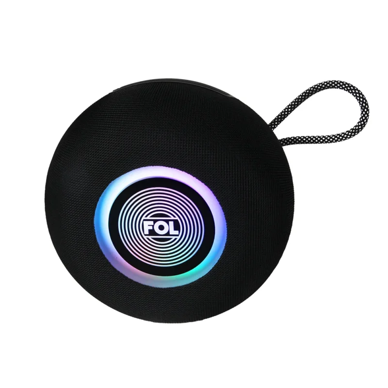 FS-S211 BOCINA TWS RECARGABLE CON LUZ RGB Y CORREA INTEGRADA