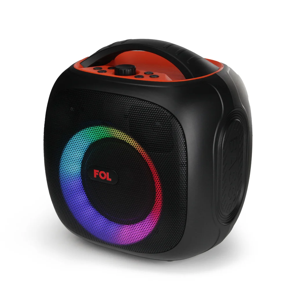 D29 BOCINA TWS RECARGABLE ENTRADA DE MICRÓFONO 6.3 Y LUZ RGB