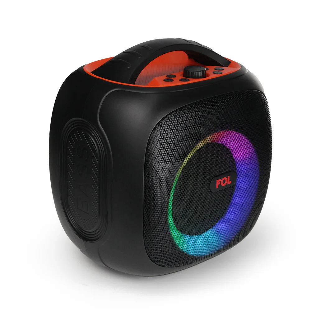 D29 BOCINA TWS RECARGABLE ENTRADA DE MICRÓFONO 6.3 Y LUZ RGB