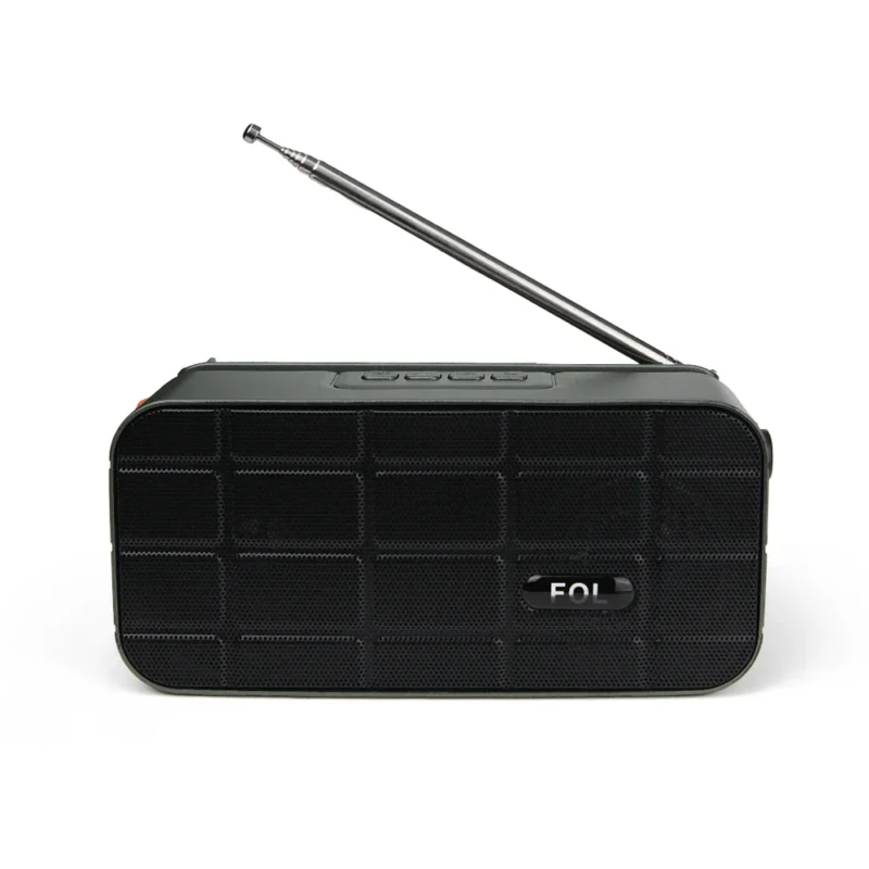 D34 BOCINA BLUETOOTH RECARGABLE CON PANEL SOLA, ANTENA Y AGARRADERA