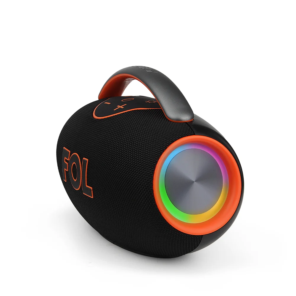 FS-R320 BOCINA TWS RECARGABLE CON LUZ RGB Y AGARRADERA