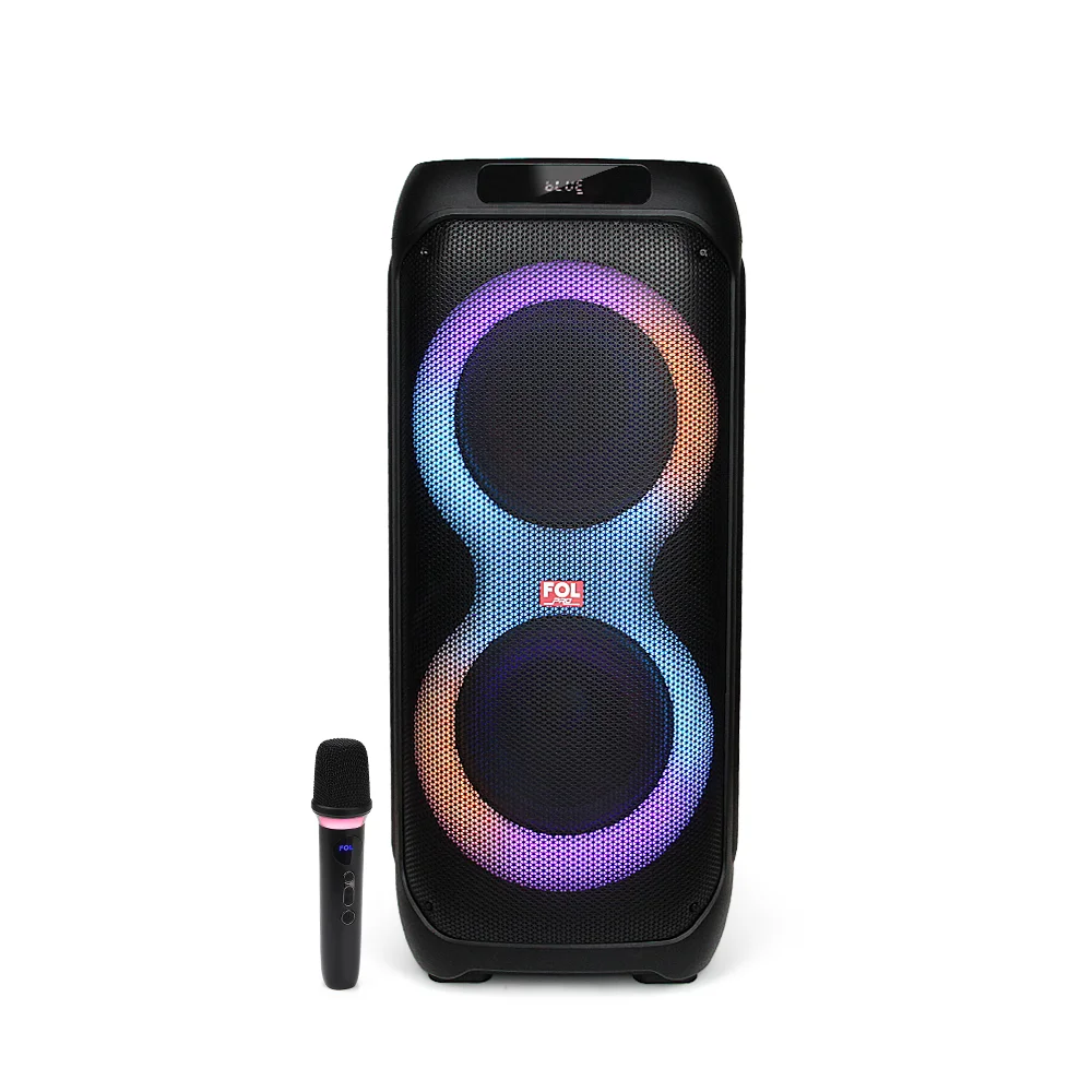 FS-L2310 BOCINA TWS RECARGABLE CON MICRÓFONO INALÁMBRICO ENTRADAS PARA MICRO Y GUITAR