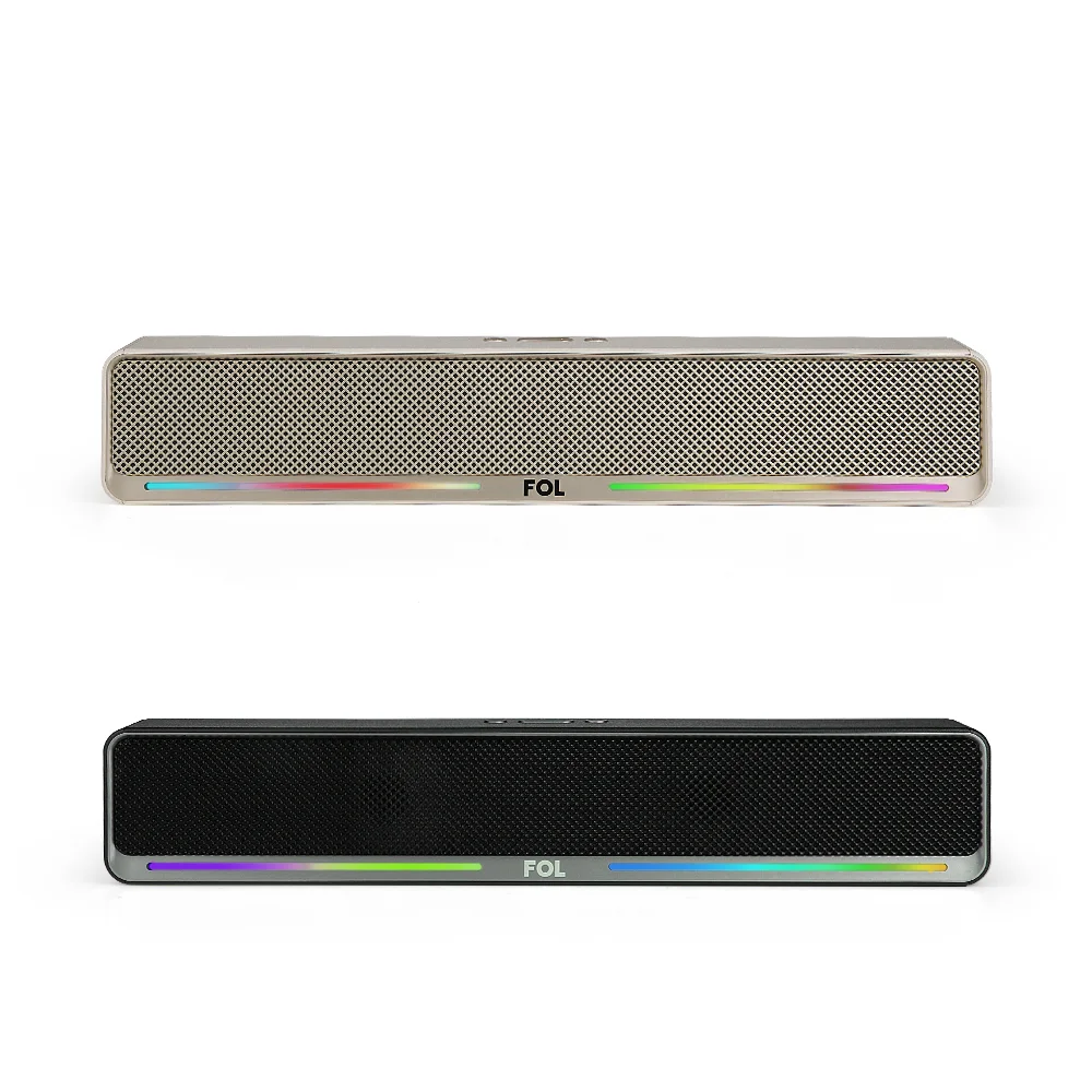 FS-S255 BARRA DE SONIDO TWS RECARGABLE CON LUZ RGB