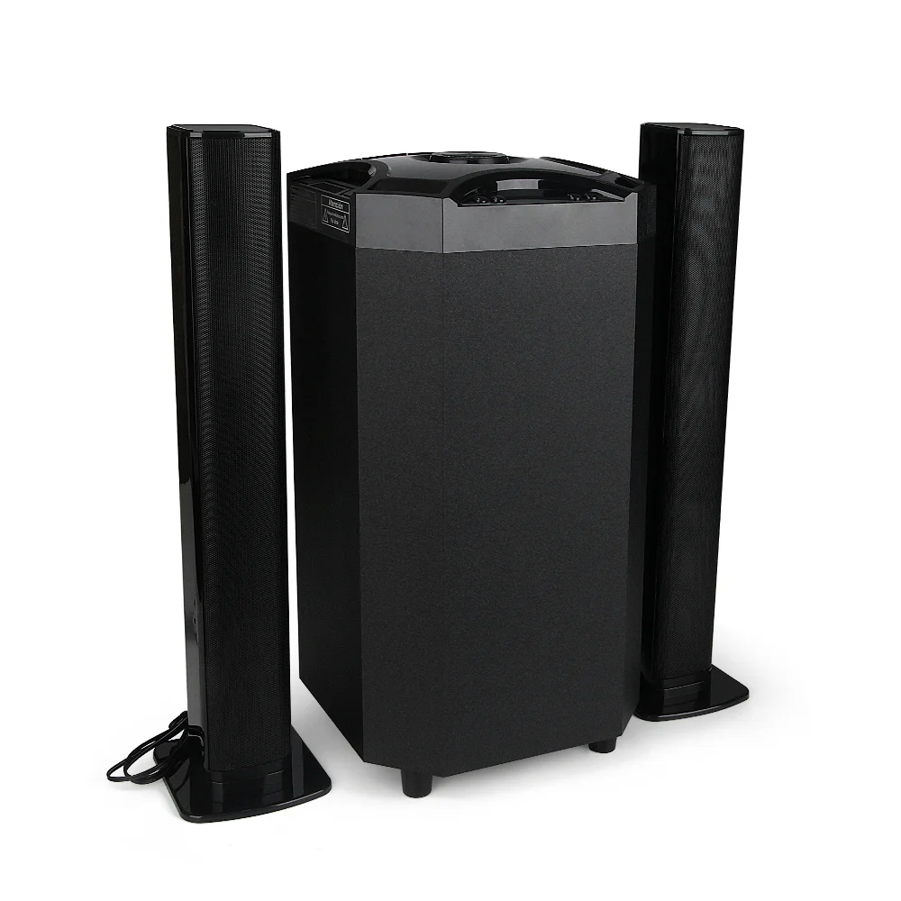 FS-M2801 EQUIPO DE SONIDO DE 2.1 CANALES, CONTROL REMOTO Y LUZ