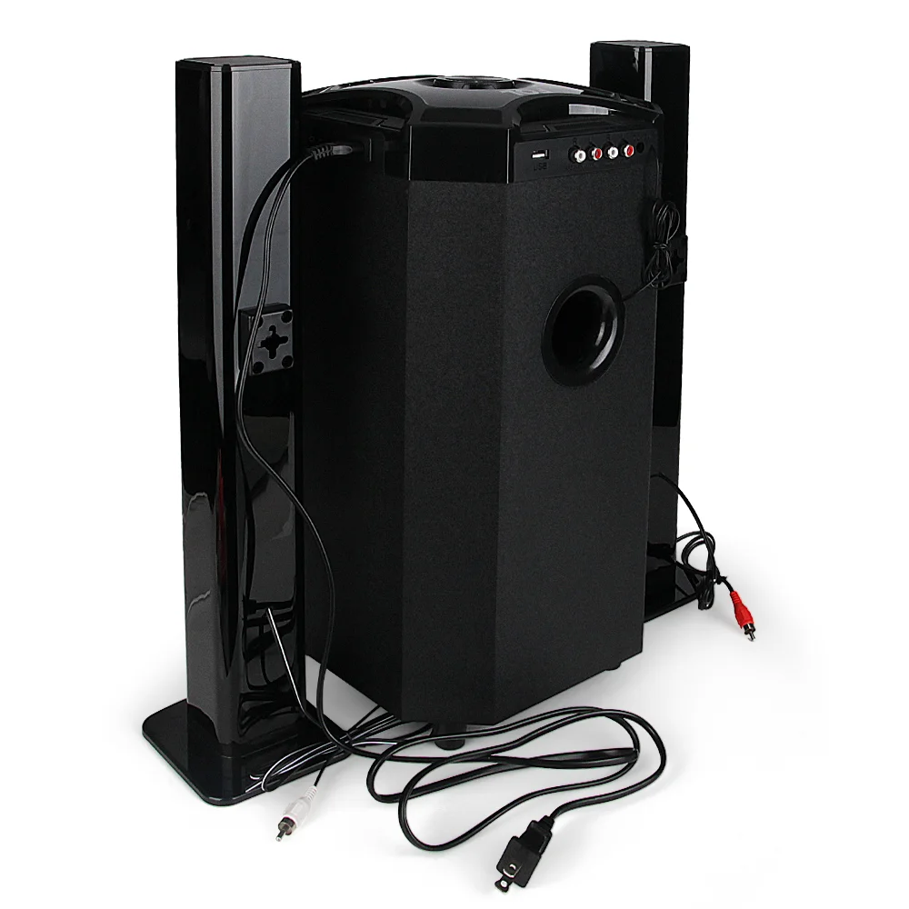 FS-M2801 EQUIPO DE SONIDO DE 2.1 CANALES, CONTROL REMOTO Y LUZ